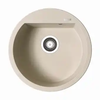 toom Baumarkt Pyramis Einbauspüle 'Alazia' beige Ø 51 cm Angebot