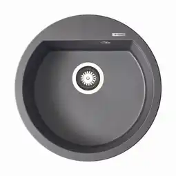 toom Baumarkt Pyramis Einbauspüle 'Alazia' grau Ø 51 cm Angebot