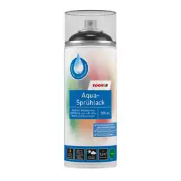 toom Baumarkt toom Aqua-Sprühlack tiefschwarz glänzend 350 ml Angebot
