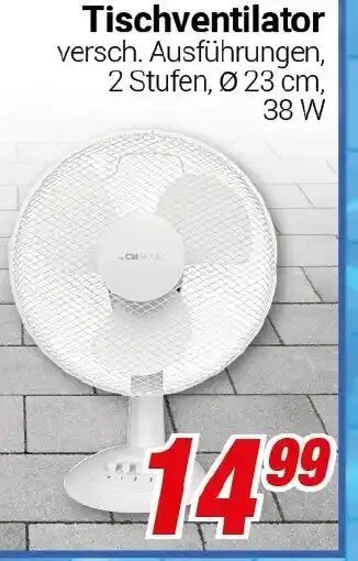 CENTERSHOP Tischventilator Angebot