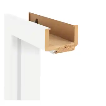 toom Baumarkt Classen Zarge 'Natura' weiß 198,5 x 73,5 x 9,5-11,5 cm, Linksanschlag Angebot