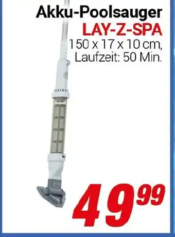 CENTERSHOP Akku-Poolsauger LAY-Z-SPA Angebot