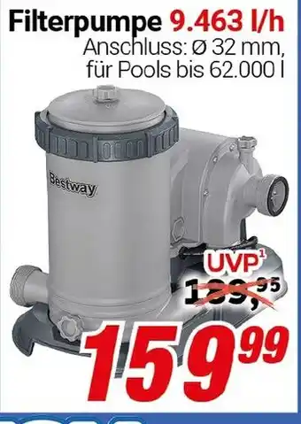 CENTERSHOP Filterpumpe 9.463 l/h Angebot
