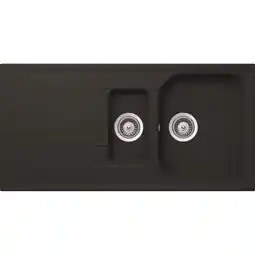 toom Baumarkt Rocasa Einbauspüle 'Estia 150' schwarz 1000 x 500 mm Angebot