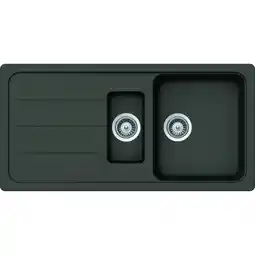 toom Baumarkt Rocasa Einbauspüle 'Sofia 150 Onyx' schwarz 1000 x 500 mm Angebot