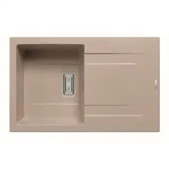 toom Baumarkt Pyramis Einbauspüle 'Kartesio' beige 79 x 50 cm Angebot