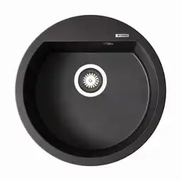 toom Baumarkt Pyramis Einbauspüle 'Alazia' schwarz Ø 51 cm Angebot