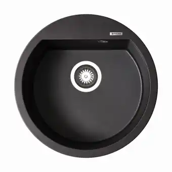 toom Baumarkt Pyramis Einbauspüle 'Alazia' schwarz Ø 51 cm Angebot