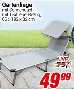 CENTERSHOP Gartenliege Angebot