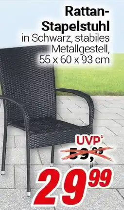 CENTERSHOP Rattan- Stapelstuhl Angebot