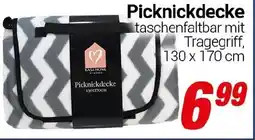 CENTERSHOP Picknickdecke Angebot