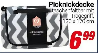 CENTERSHOP Picknickdecke Angebot