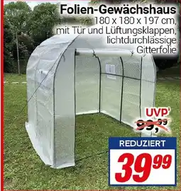 CENTERSHOP Folien-Gewächshaus Angebot