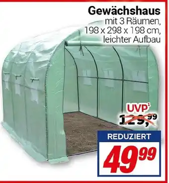 CENTERSHOP Gewächshaus Angebot