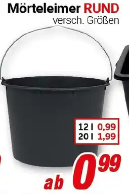 CENTERSHOP Hanferde Mörteleimer RUND Angebot