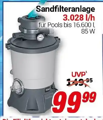 CENTERSHOP Sandfilteranlage 3.028 l/h Angebot