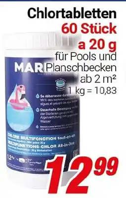 CENTERSHOP Chlortabletten 60 Stück Angebot