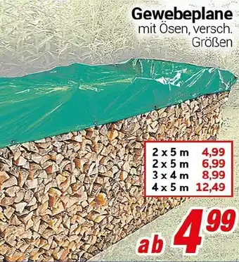 CENTERSHOP Gewebeplane Angebot