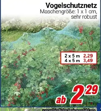 CENTERSHOP Vogelschutznetz Angebot