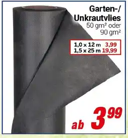 CENTERSHOP Garten-/ Unkrautvlies Angebot