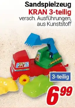 CENTERSHOP Sandspielzeug KRAN 3-teilig Angebot