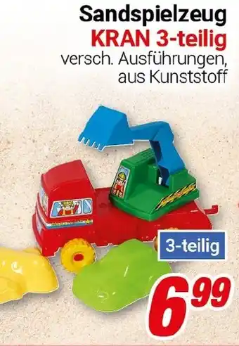 CENTERSHOP Sandspielzeug KRAN 3-teilig Angebot