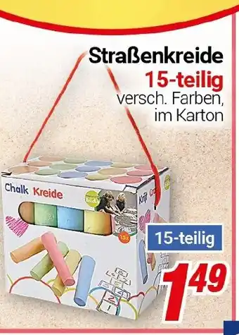 CENTERSHOP Straßenkreide 15-teilig Angebot