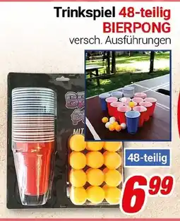 CENTERSHOP Trinkspiel 48-teilig BIERPONG Angebot