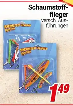 CENTERSHOP Schaumstoff- flieger Angebot