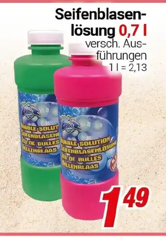 CENTERSHOP Seifenblasen- lösung 0,71 Angebot