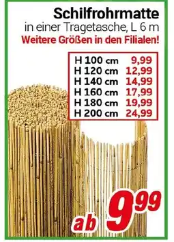 CENTERSHOP Schilfrohrmatte Angebot