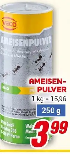CENTERSHOP AMEISENPULVER Angebot