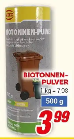 CENTERSHOP BIOTONNEN-PULVE Angebot