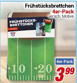 CENTERSHOP Frühstücksbrettchen 4er-Pack Angebot