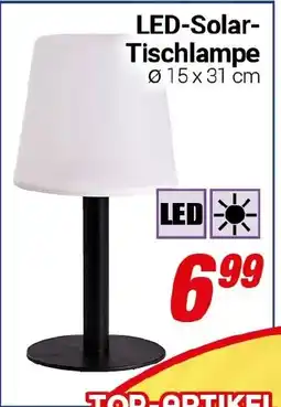 CENTERSHOP LED-Solar- Tischlampe Angebot