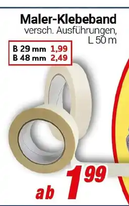 CENTERSHOP Maler-Klebeband Angebot