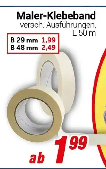 CENTERSHOP Maler-Klebeband Angebot