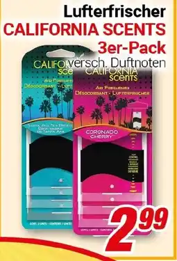 CENTERSHOP Lufterfrischer CALIFORNIA SCENTS 3er-Pack Angebot