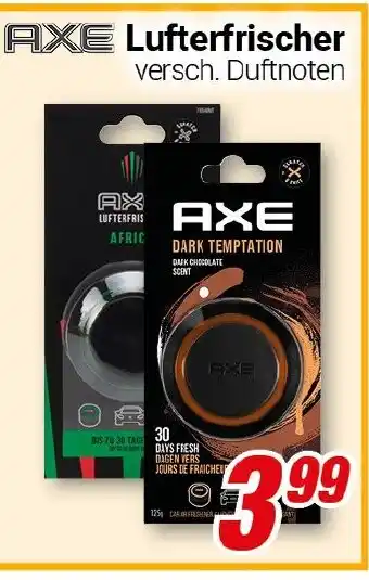 CENTERSHOP AXE Lufterfrischer Angebot