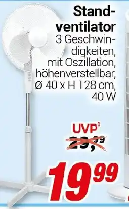 CENTERSHOP Stand- ventilator Angebot