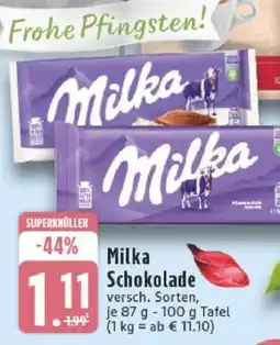 Edeka MILKA Schokolade Angebot