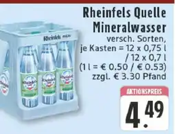 Edeka Rheinfels Quelle Mineralwasser Angebot