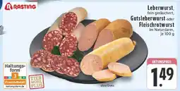 Edeka Leberwurst, Gutsleberwurst oder Fleischrotwurst Angebot