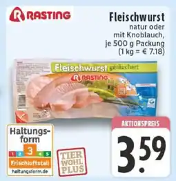 Edeka Rasting Fleischwurst Angebot