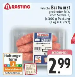 Edeka Rasting Frische Bratwurst Angebot