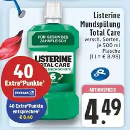 Edeka Listerine Mundspülung Total Care Angebot