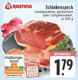 Edeka Rasting Schinkenspeck Angebot