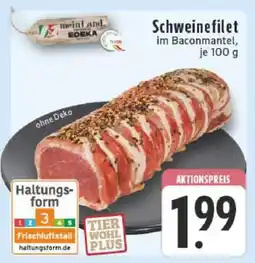 Edeka Schweinefilet im Baconmantel Angebot