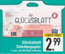 Edeka GLÜCKSBLATT Toilettenpapier Angebot