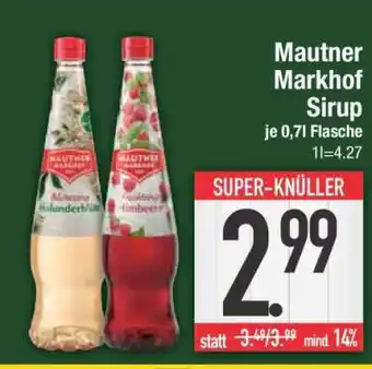 Edeka Mautner Markhof Sirup Angebot